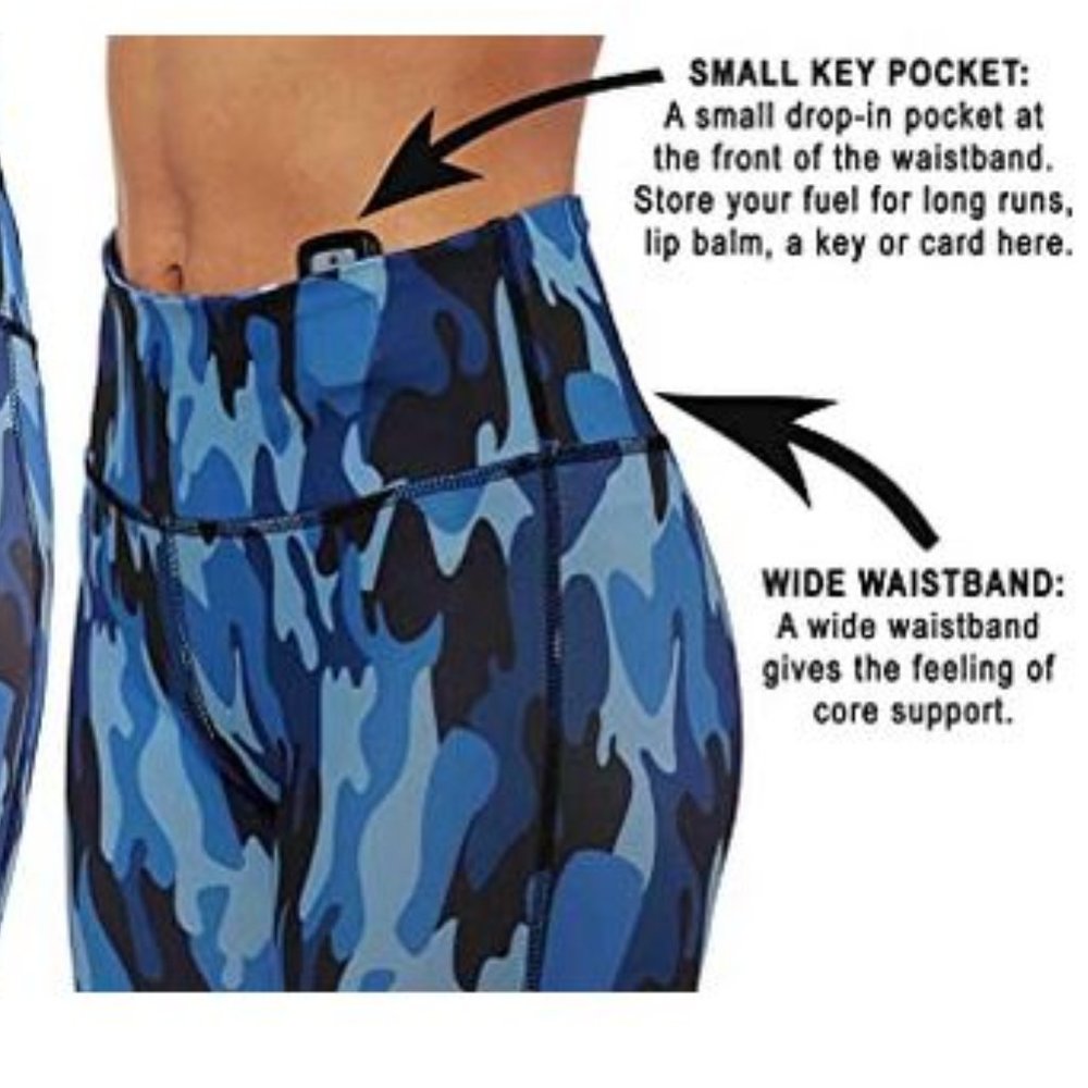 Camouflage Yoga leggings V shaped back - Picture 6 of 6